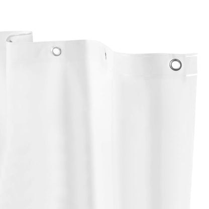 Kenney MB61169 Microban Protector de cortina de ducha impermeable de PEVA calibre 8 con ojales de metal resistentes al óxido y dobladillo magnético pesado para baño, 70 pulgadas de ancho x 72 pulgadas