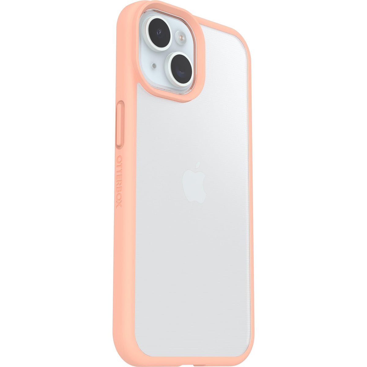 OtterBox - Carcasa para iPhone 16e y iPhone 16e y 15 de la Serie de prefijos – Peach Perfect, Ultradelgada, amigable con el Bolsillo, Bordes elevados Que protegen la cámara y la Pantalla, Compatible