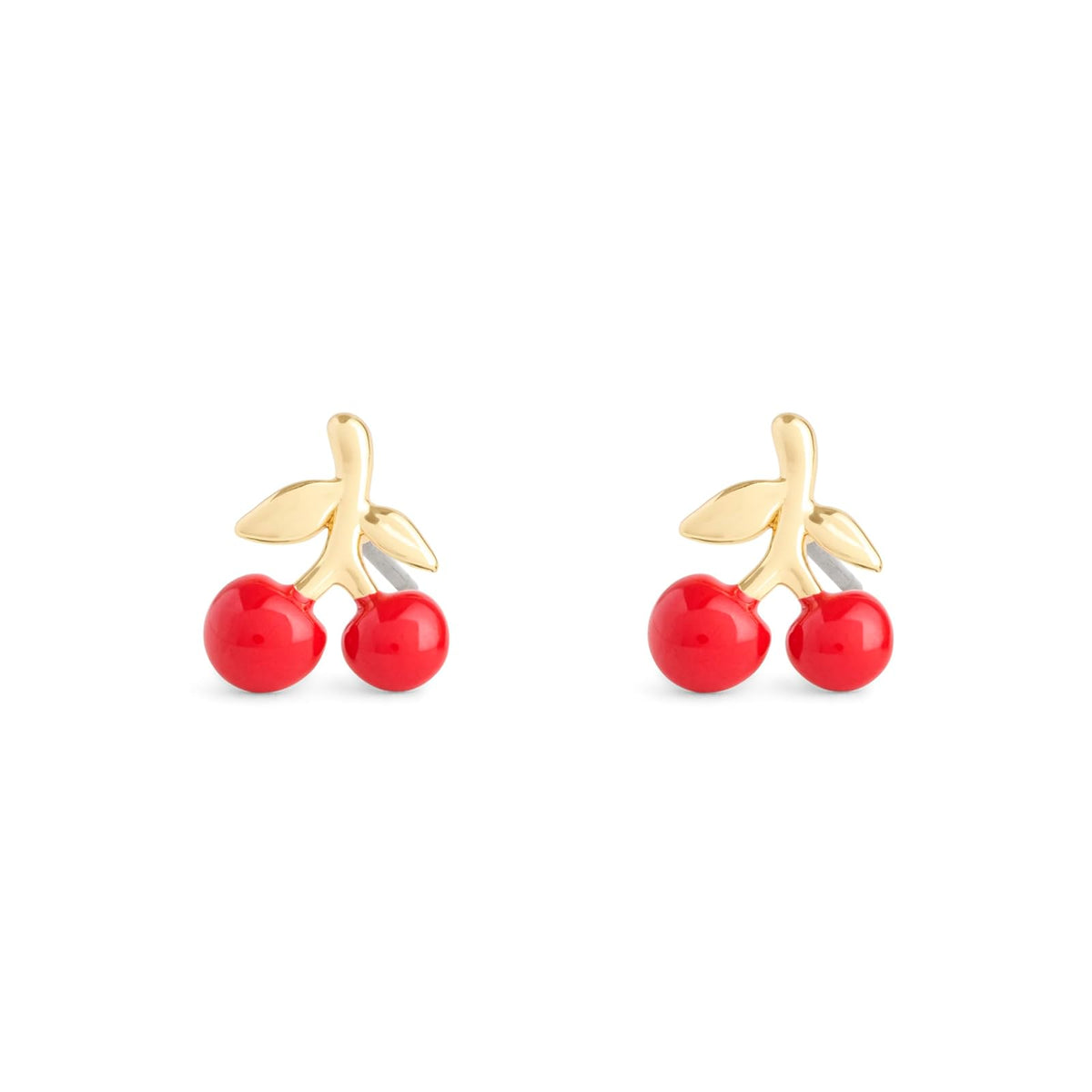 COACH - arete clásico de cereza para mujer