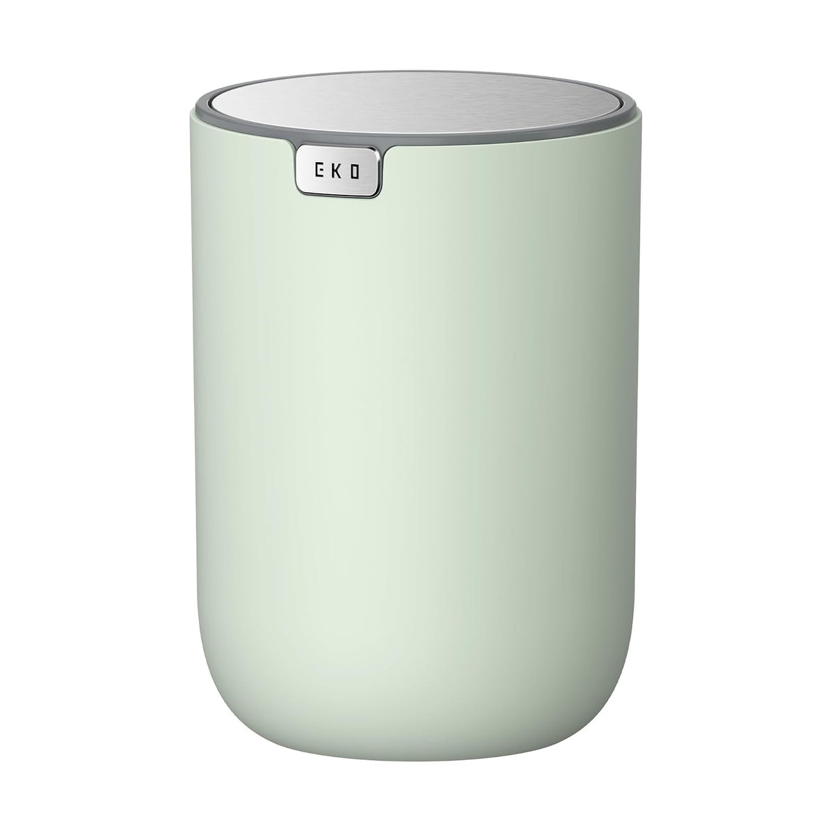 EKO Cubeta de Basura para Computadora 0.4 Gal | Rosa, 4.7 x 6.5 pulgadas, tapa abatible, polipropileno, para oficina, hogar, coche - Salvia - 0.4 Gal