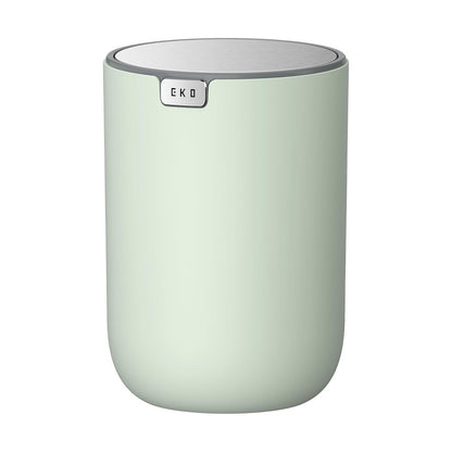 EKO Cubeta de Basura para Computadora 0.4 Gal | Rosa, 4.7 x 6.5 pulgadas, tapa abatible, polipropileno, para oficina, hogar, coche - Salvia - 0.4 Gal