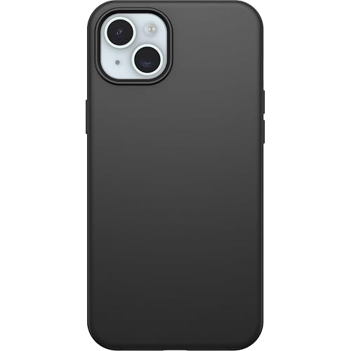 Otterbox Funda para iPhone 15 Plus Y iPhone 14 Plus Symmetry Series, Se Ajusta A Magsafe, Ultra Elegante, Bordes Elevados Protegen La Cámara Y La Pantalla Negro
