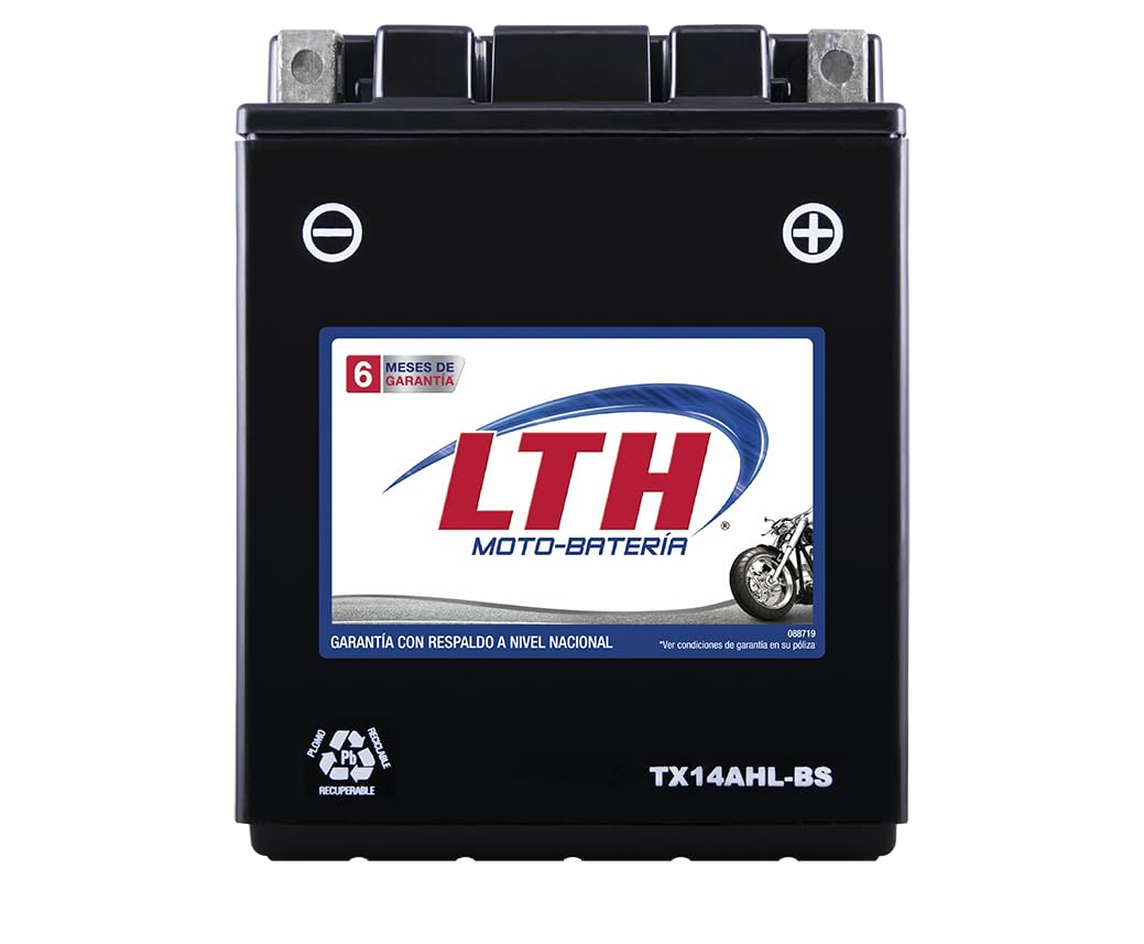 LTH Moto Batería AGM 12V 12Ah Modelo TX14AHL-BS