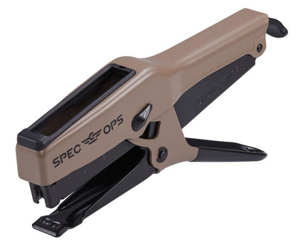 Spec Ops Tools Elite Duty - Engrapadora de embalaje, corona de 7/16, grapas de longitud de pierna de 1/4 a 3/8 pulgadas, 3% donadas a veteranos - Grapadora de alicates