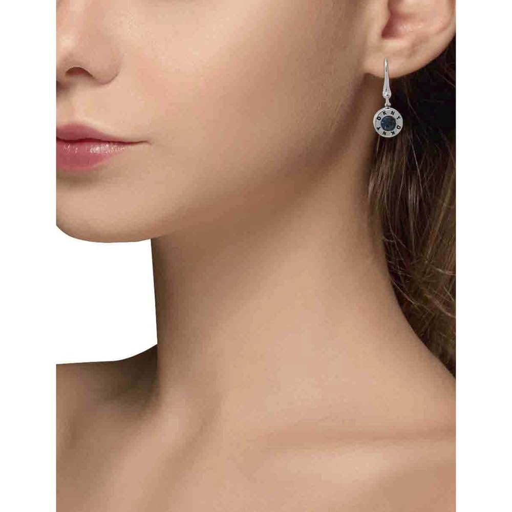 DKNY Aretes Plata Colgante Para Mujer