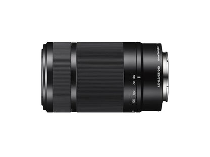 Sony Lente Telefoto Zoom 55-210mm F4.5-6.3 Montura E APS-C con Estabilizador Steady Shot óptico (OSS) SEL55210