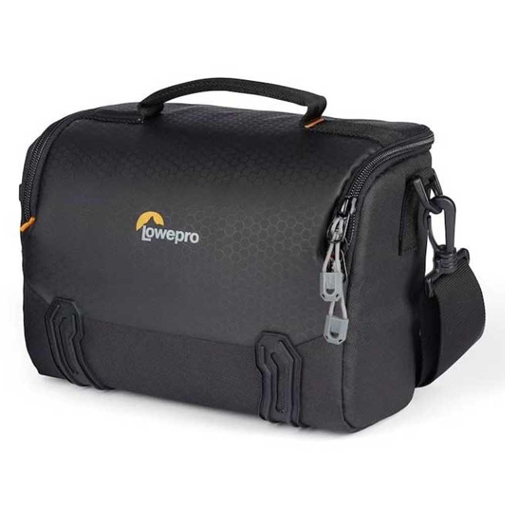 Lowepro Adventura SH 160 III, bolsa de hombro para cámara con correa de hombro ajustable/extraíble, bolsa para cámara sin espejo, compatible con Sony Alpha 7 Series, negro