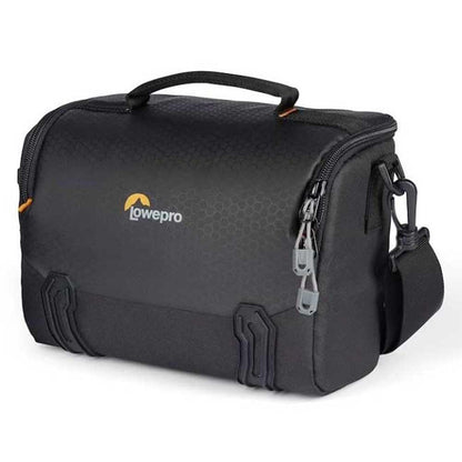 Lowepro Adventura SH 160 III, bolsa de hombro para cámara con correa de hombro ajustable/extraíble, bolsa para cámara sin espejo, compatible con Sony Alpha 7 Series, negro