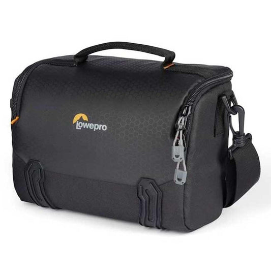 Lowepro Adventura SH 160 III, bolsa de hombro para cámara con correa de hombro ajustable/extraíble, bolsa para cámara sin espejo, compatible con Sony Alpha 7 Series, negro