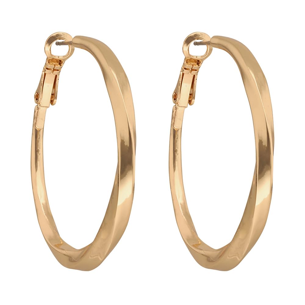 Nine West Aretes Dorado para Mujer