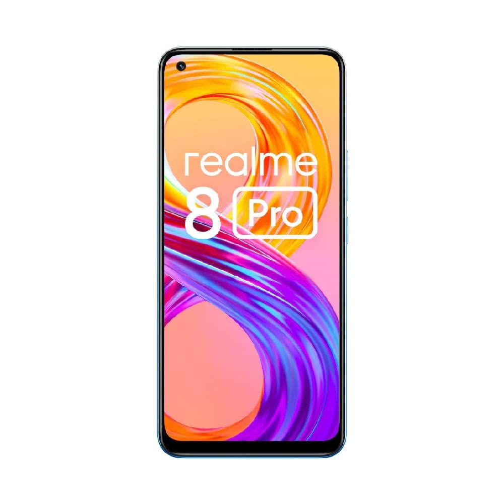 realme Smartphone 8 Pro 6.4" 128GB/8GB Cámara 108MP+8MP+2MP+2MP/16MP Snapdragon Android 11 Color Azul
