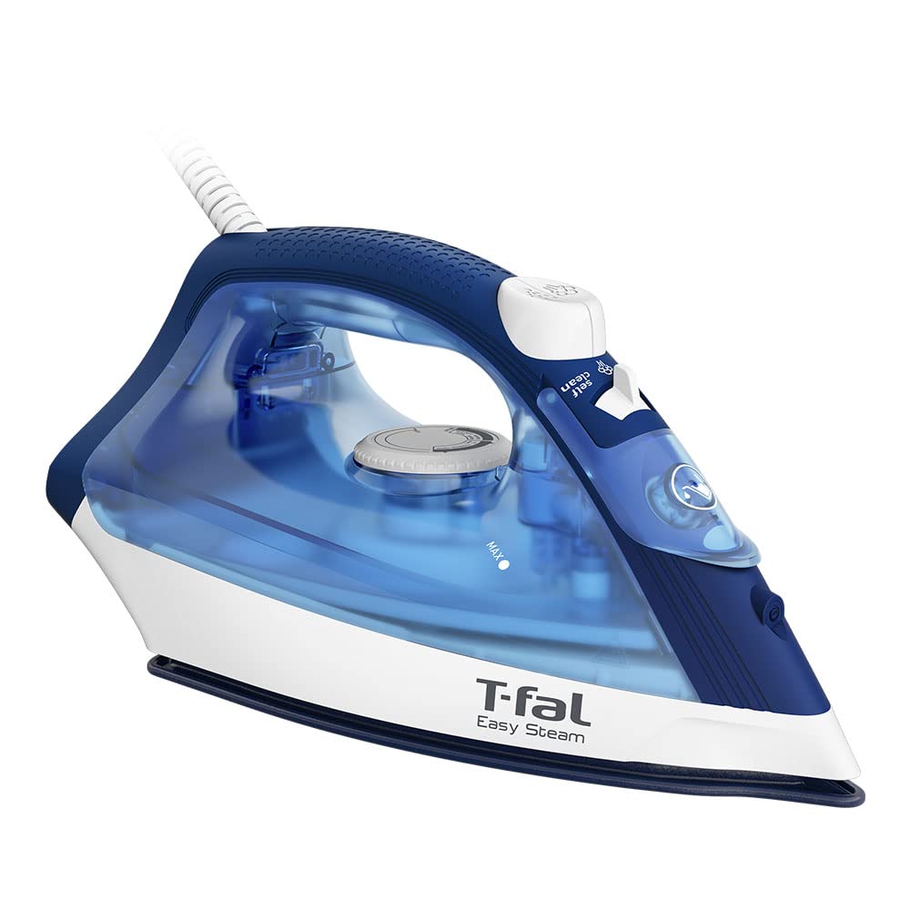 T-fal Easy Steam Plancha de Vapor Suela de Cerámica XL - Blue Print
