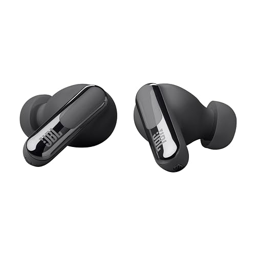 JBL Live Beam 3 Audífonos Inalámbricos NC Bluetooth, Drivers de 10mm, Reproducción 48 Horas, Pantalla Táctil - Negro