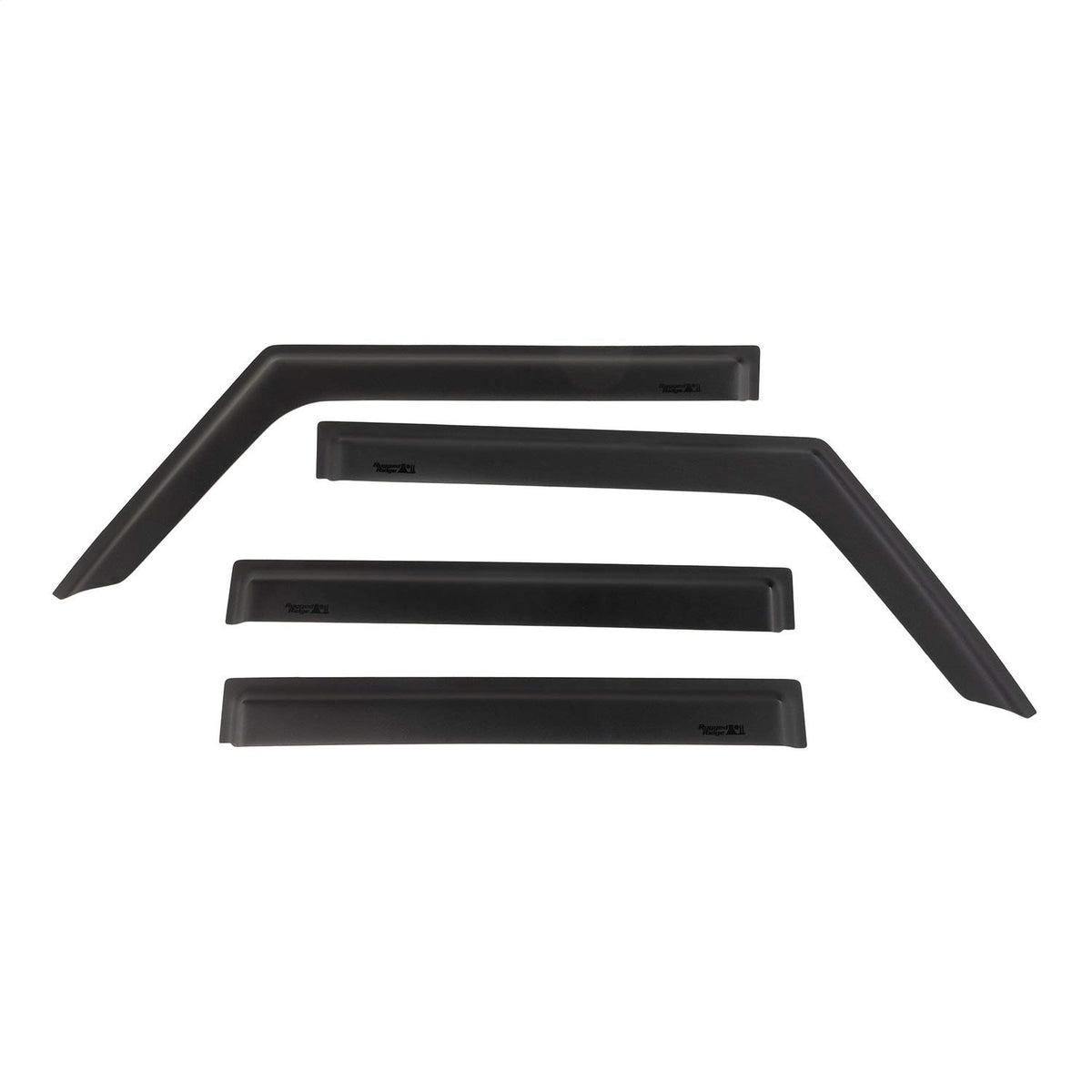 Rugged Ridge 11349.17 - Visera para Ventana, Color Negro Mate; 18-19 Jeep Wrangler JL 4-Dr 4 Unidades