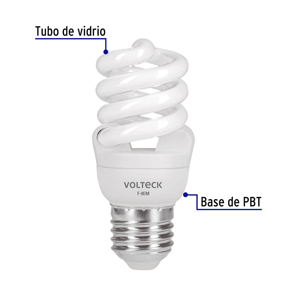 Volteck F-9EM, Lámpara espiral mini