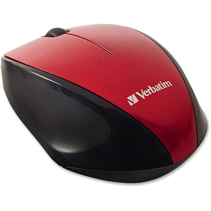 Verbatim Mouse Óptico Inalámbrico Multi Trac Blue LED - Rojo