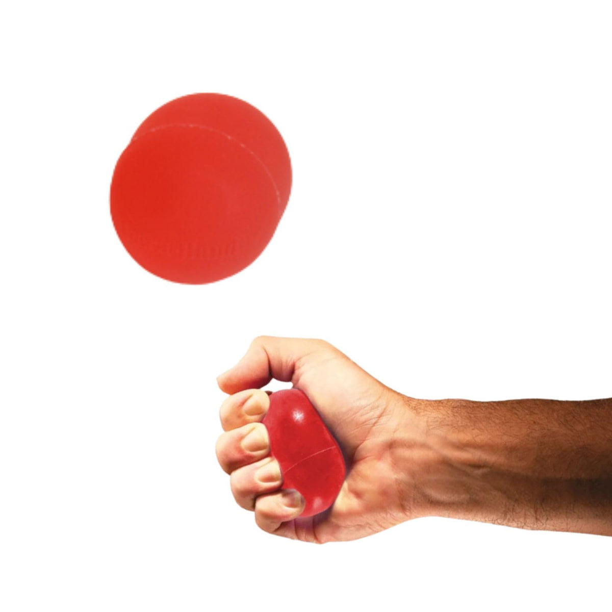 Theraband Ejercitador de Mano y Pelota Antiestrés Terapéutica - G - Rojo
