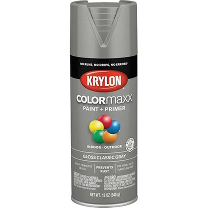 Krylon ColorMaxx Pintura Premium en Aerosol Gris Clásico