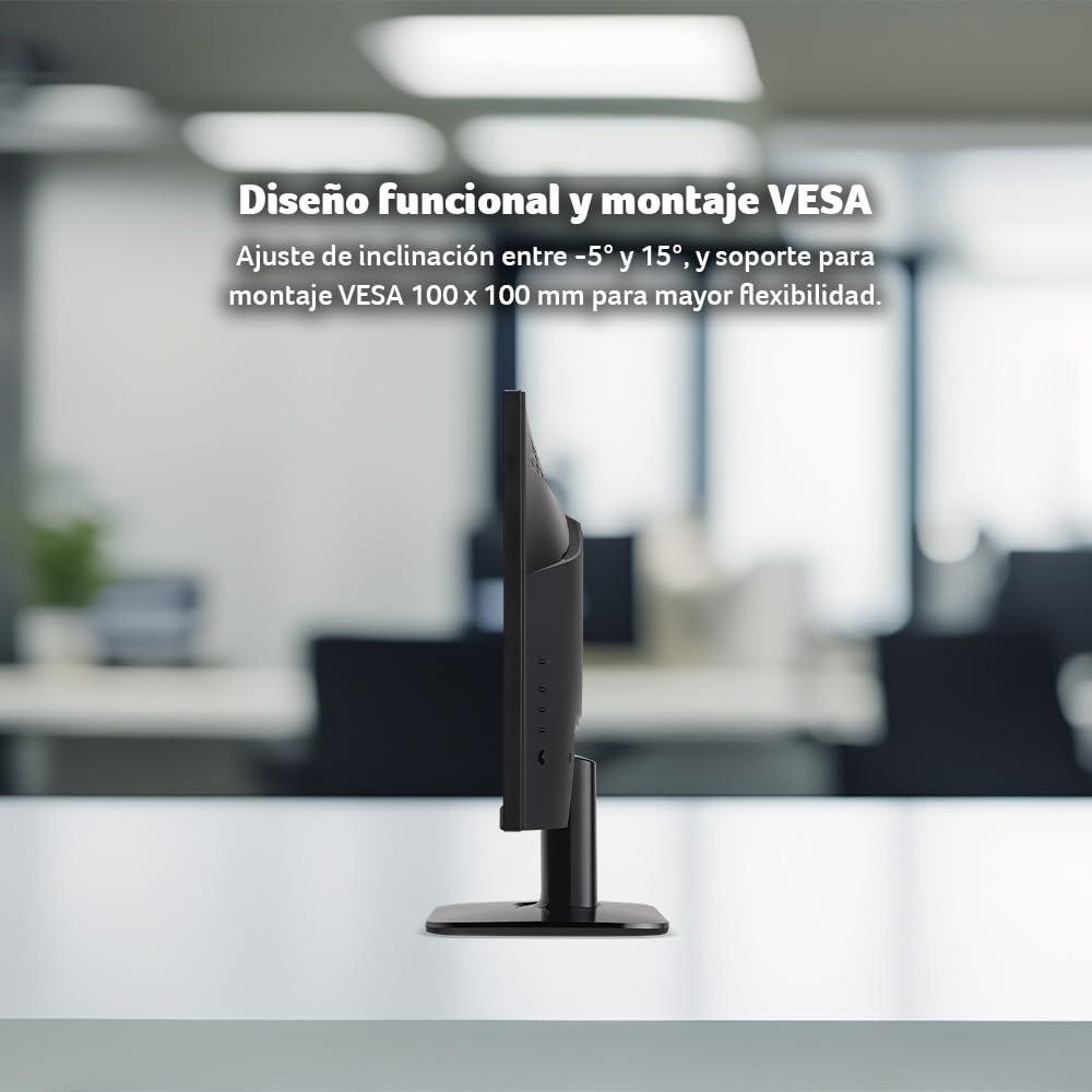 acer Monitor KC2 27" FHD 1920 x 1080 | Frecuencia de actualización 120Hz | Panel VA | Tiempo de Respuesta 1ms | Tecnología BlueLightShield | Tecnología AMD FreeSync