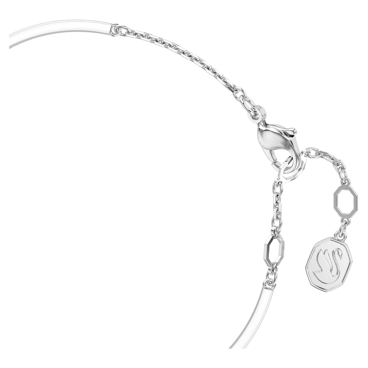 Swarovski Infinity - Colección de joyas de corazón, collares y pulseras, acabado en tono rodio, cristales transparentes