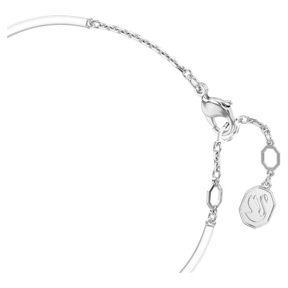 Swarovski Infinity - Colección de joyas de corazón, collares y pulseras, acabado en tono rodio, cristales transparentes
