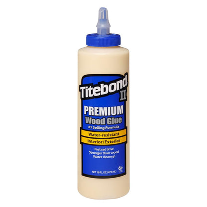 Titebond II Pint by Titebond | 473 ml, Pegamento de Madera Premium Tipo II, Resistente al Agua ANSI