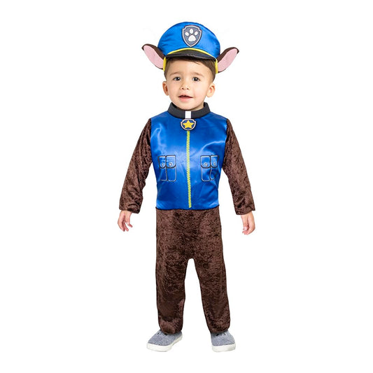Fantasy Ruz, Disfraz Infantil para Toddlers Chase Modelo F11855-AZN1, Café, Talla 1 año, Licencia original Nickelodeon.