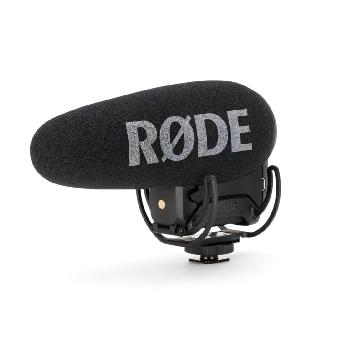 Rode VideoMic Pro+ micrófono condensador compacto direccional para cámara de fotos