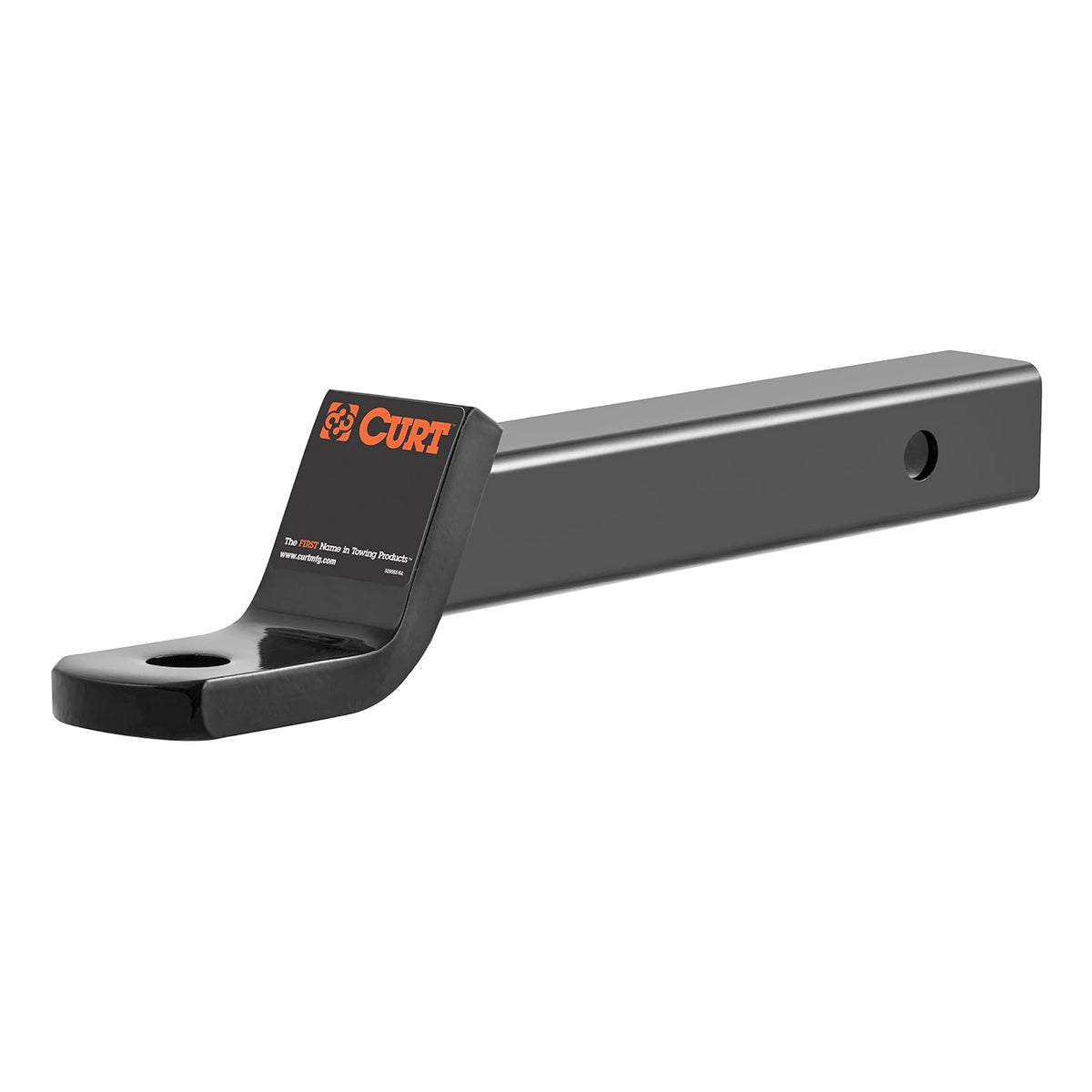 CURT Soporte de Bola de Enganche Clase 3 45260, Receptor 2 in, Caída 2 in, Negro
