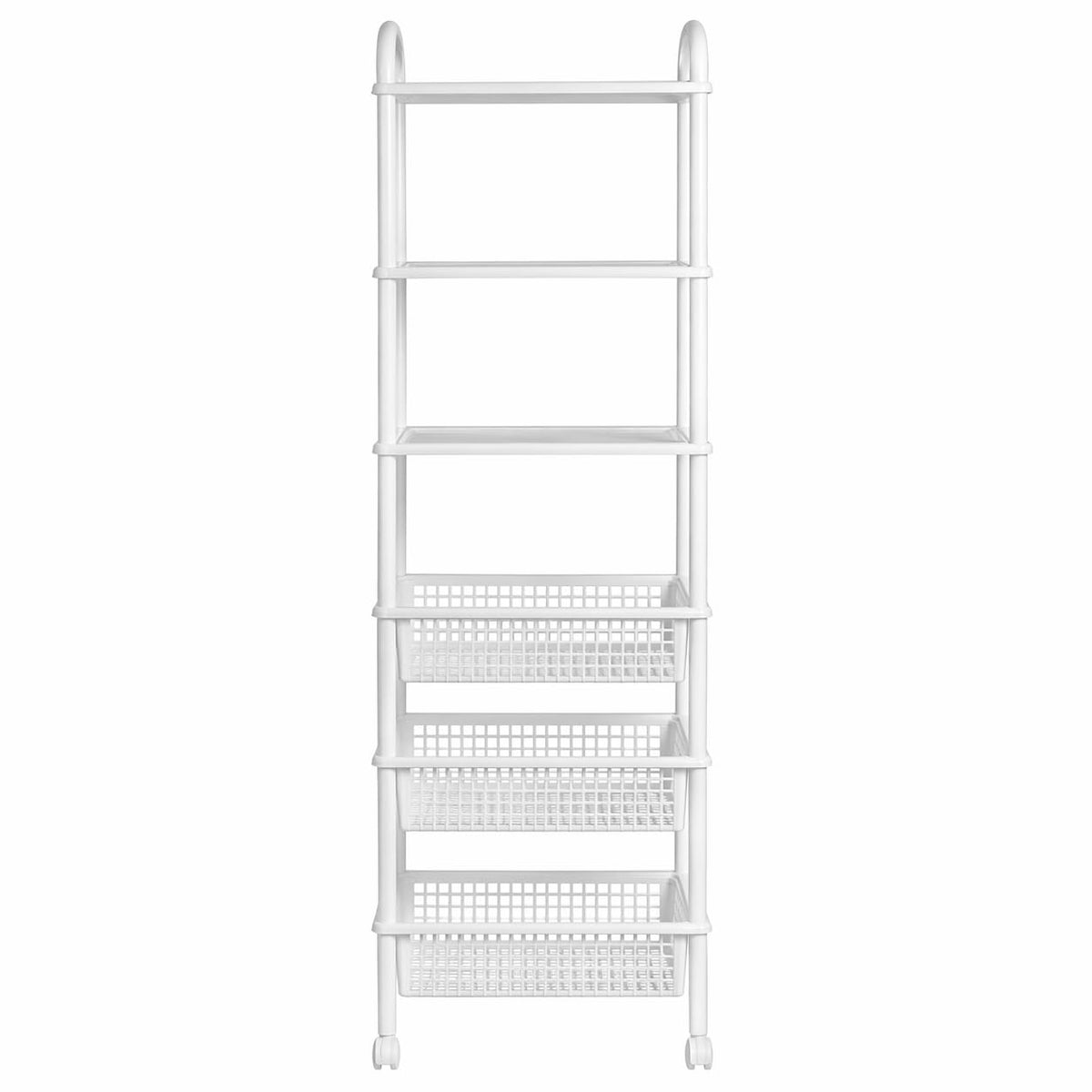 Liftor Italhome Estante De Plástico, Organizador De Cocina con Ruedas Prakti Alacena