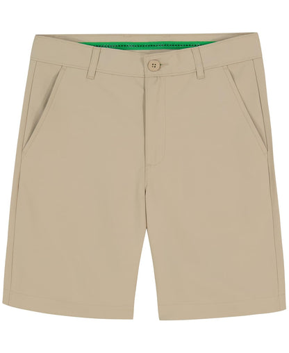 Izod Performance Golf Swingflex - Pantalón Corto elástico de Ajuste Recto Pantalones de Golf para Niños - Blanco (White Pepper) - 20
