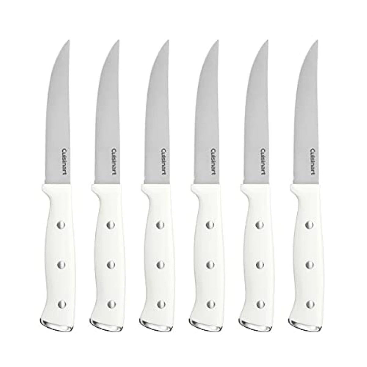 Cuisinart C77WTR-6PSK Juego de cuchillos de carne con triple remache, 6 piezas