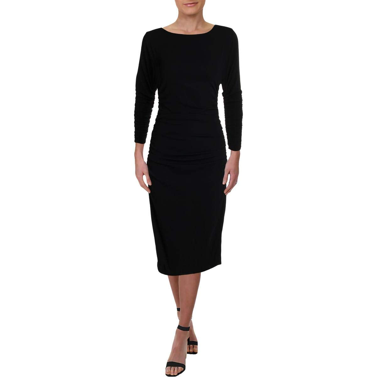 BCBGMAXAZRIA Ruched Sheath Dress Vestido Casual Mujer