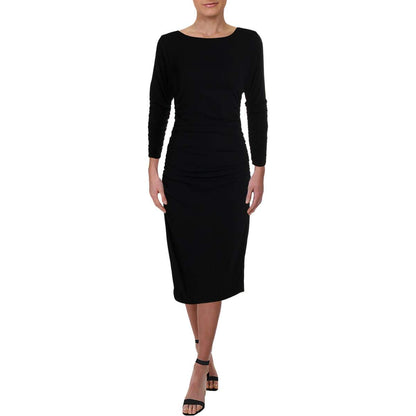 BCBGMAXAZRIA Ruched Sheath Dress Vestido Casual Mujer