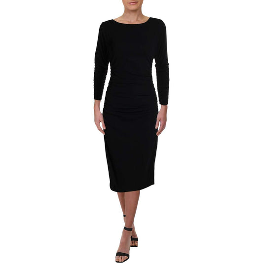 BCBGMAXAZRIA Ruched Sheath Dress Vestido Casual Mujer