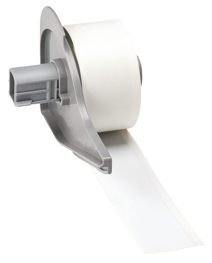Brady All Weather - Cinta de etiquetas de vinilo con adhesivo permanente para impresoras M710 y BMP71-1" x 50', Blanco. M7C-1000-595-WT