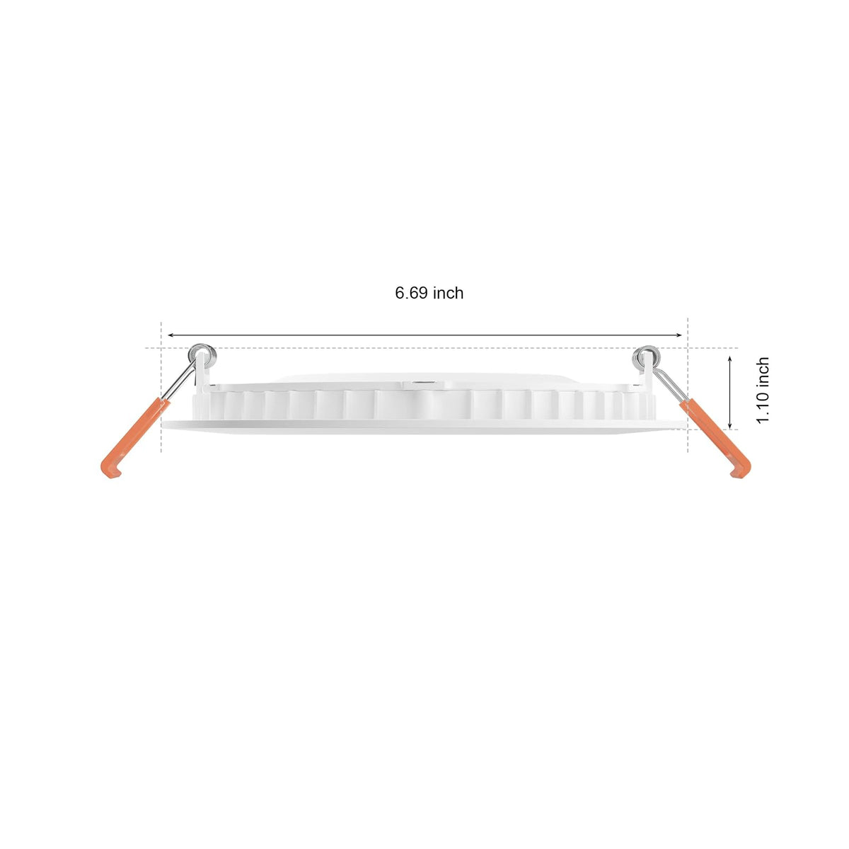 Philips Hue Smart Slim - Downlight LED de 6 pulgadas - Luz blanca y ambiental de color que cambia de color, 1 paquete - 1200 lm, interior - Control con aplicación Hue - Funciona con Alexa Google