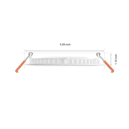 Philips Hue Smart Slim - Downlight LED de 6 pulgadas - Luz blanca y ambiental de color que cambia de color, 1 paquete - 1200 lm, interior - Control con aplicación Hue - Funciona con Alexa Google