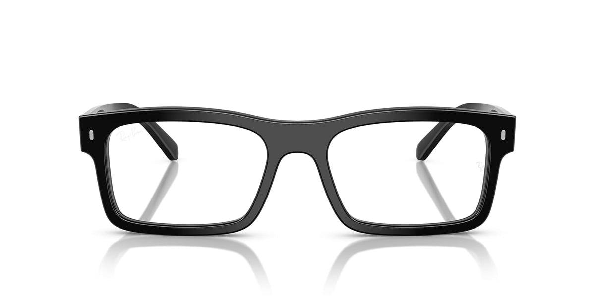 Ray-Ban Rx5435 - Marcos rectangulares para anteojos graduadas - Negro (black - Demo Lens) - 54 Milímetros