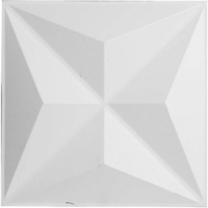Ekena Millwork WP12X12KEWH Paquete de azulejos, Sencillo, Blanco