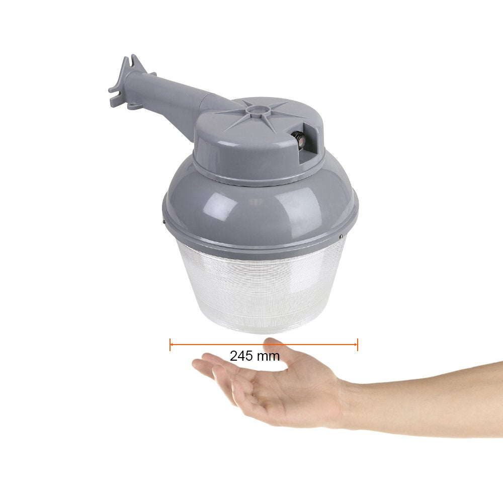 Tecnolite - Lámpara de Pared, Iluminación Exteriores Espejo III con Luz Led de Día, Arbotante con Fotocelda de 50 W, Resistente a la Intemperie, Base E27 Espacios Industriales, Ahorrador de Energía