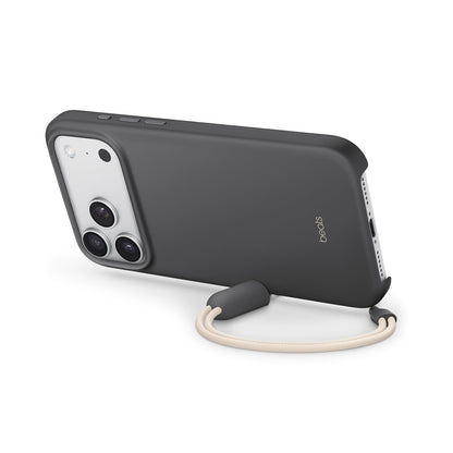 Beats Funda Horizontal con MagSafe para iPhone 17 Pro Max, con Correa y Soporte - Gris granito