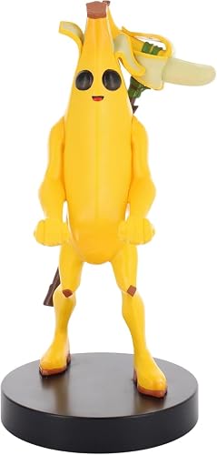 Exquisito Juego: Peely - Driver Original y Soporte para teléfono, Soporte para Dispositivo Coleccionable de plátano Amarillo, Figura Oficial