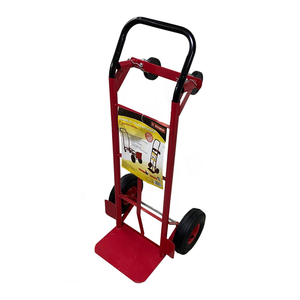 Peldaños 705002 Diablo Plataforma 2 en 1 Negro/Rojo