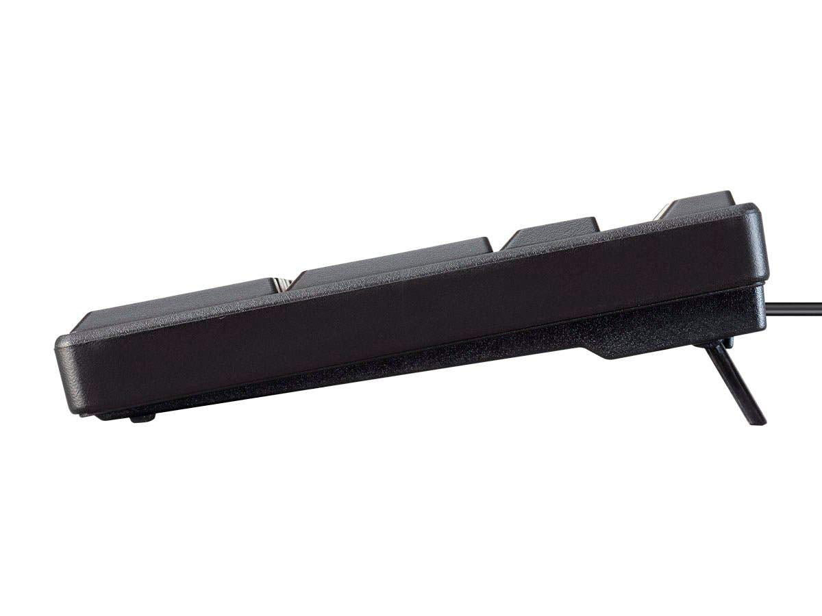 Monoprice Mono USB Keyboard - Black, Spill Resistant Membrane, Comfortable, Standard Layout - Workstream Collection