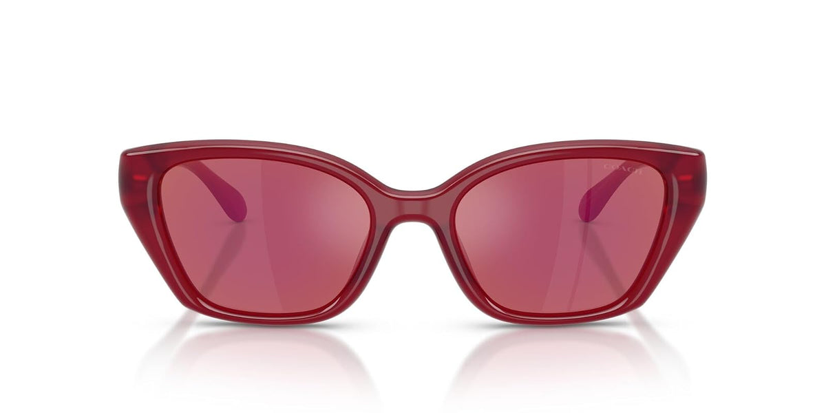 COACH Hc8434u Universal Fit Gafas Mujer - 53 mm - Cereza lechosa - baya espejada