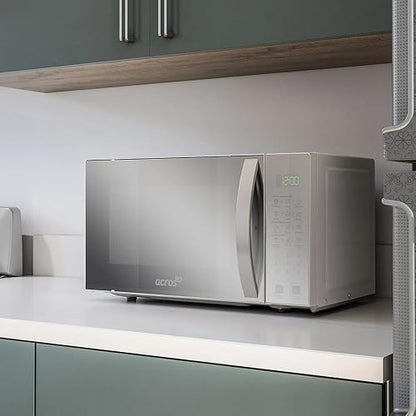 Horno de microondas Acros de 0.7 pies cúbicos (20 L) 10 niveles de potencia Gris modelo AM-1807D