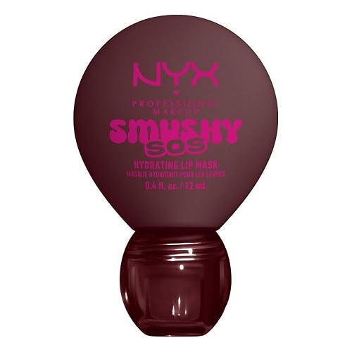NYX Professional Makeup, Smushy SOS, Mascarilla Hidratante para Labios, Tono Coconut Calm (Café)