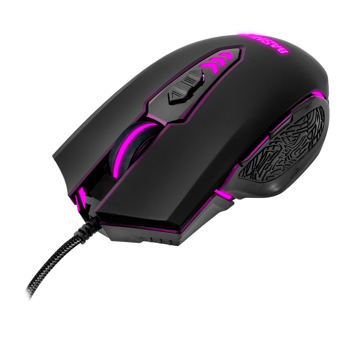 Mouse Gamer alámbrico para PC/Mac 6,400 dpis con luz led BASH-3001