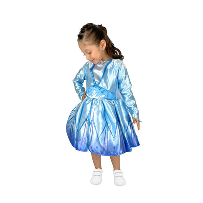 Fantasy Ruz, Disfraz Infantil, Elsa Modelo F12933-AZN6, Azul, Talla 6 años, Licencia original Disney